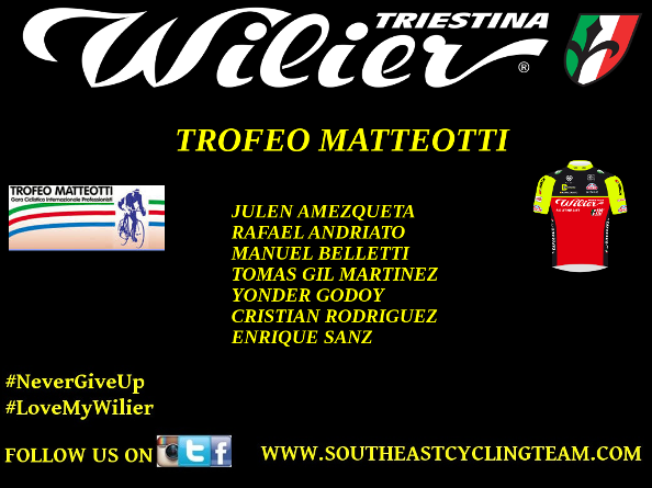 16.07.16 - 69^ Trofeo Matteotti - Formazione